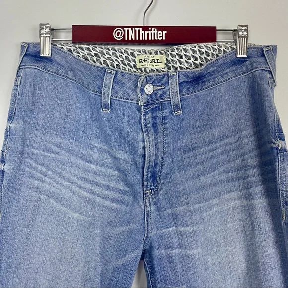 Ariat REAL Flare Leg Bootcut Western Cowgirl Denim Jeans Women's Size 33 Short - Picture 7 of 16